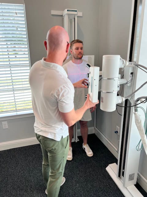 Posture Correction 2 1. Chiropractic imaging diagnostics at Antignolo Chiropractic clinic.