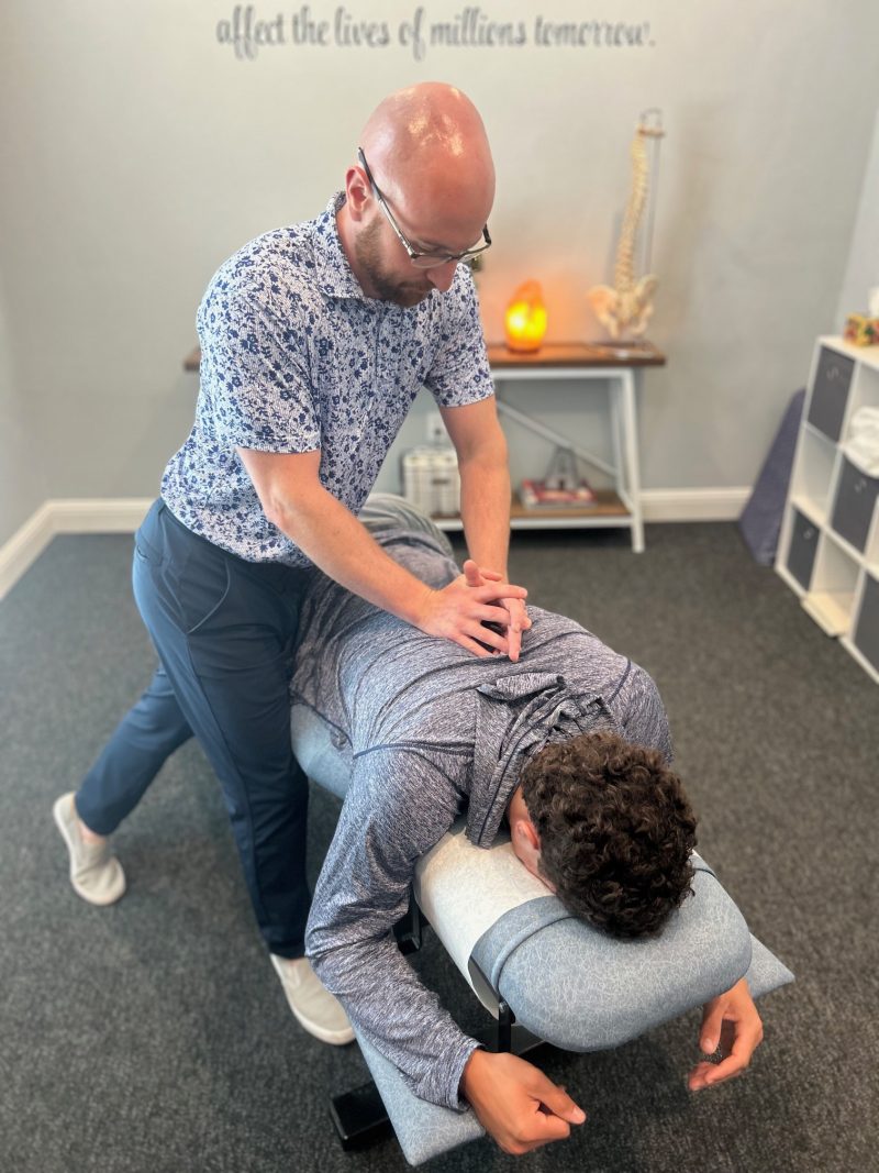 Posture Correction 6 Back chiropractic adjustment at Antignolo Chiropractic for pain relief and improved spinal health.